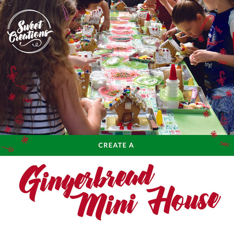 Christmas mini gingerbread house class