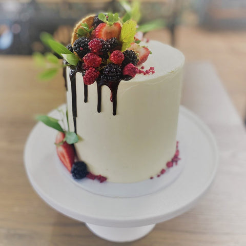 Wafflecone & Fresh Berries Cake from Sweet Creations in Marlborough, NZ