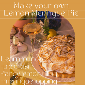 Lemon Meringue pie class Friday 13th September 5pm-7.30 pm & Sunday 24th November 2pm - 4.30pm