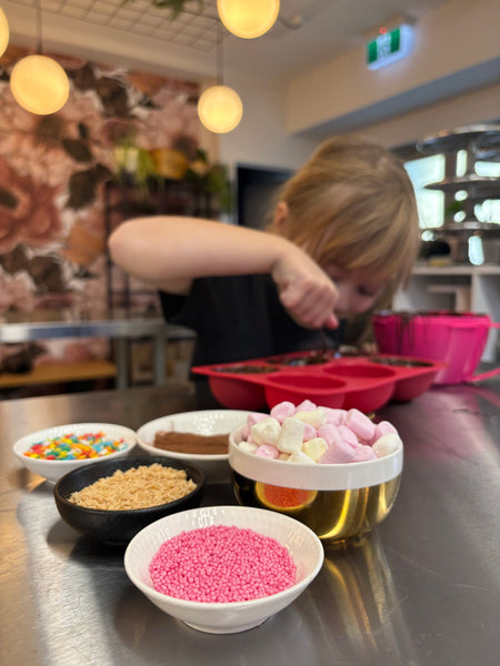 Hot chocolate bomb class for kids