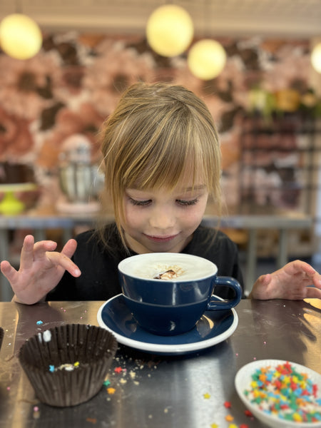 Hot chocolate bomb class for kids