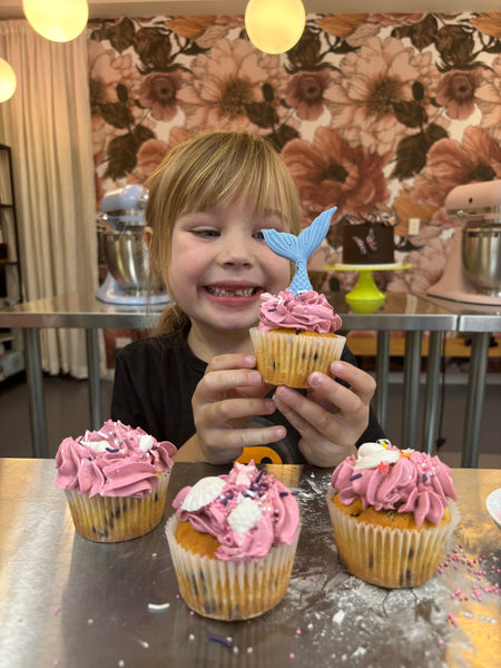 Mermaid & seashell cupcake decorating Tuesday 1st October 10-11am, Thursday 10th October 10-11am