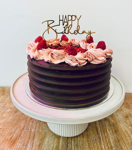 Raspberry Chocolate Mud Cake