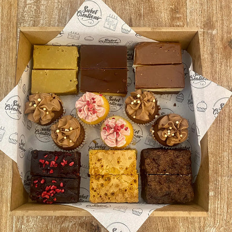 Medium Mini Cupcake Slice and Brownie Box from Sweet Creations in Marlborough, New Zealand