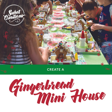 Christmas mini gingerbread house class