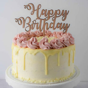 White Chocolate & Vanilla drip cake with Raspberry filling  by Sweet Creations, Blenheim, New Zealand