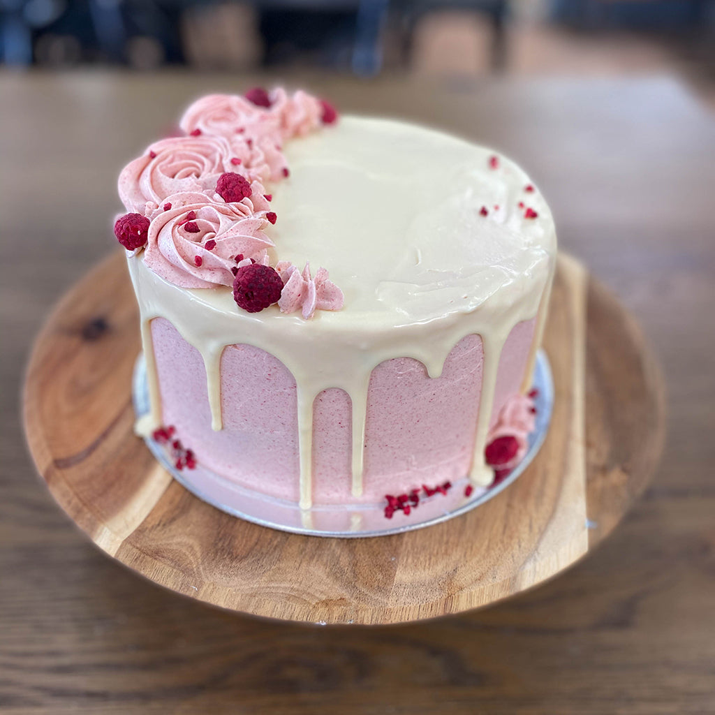 White Chocolate & Raspberry cake by Sweet Creations, Blenheim, New Zealand