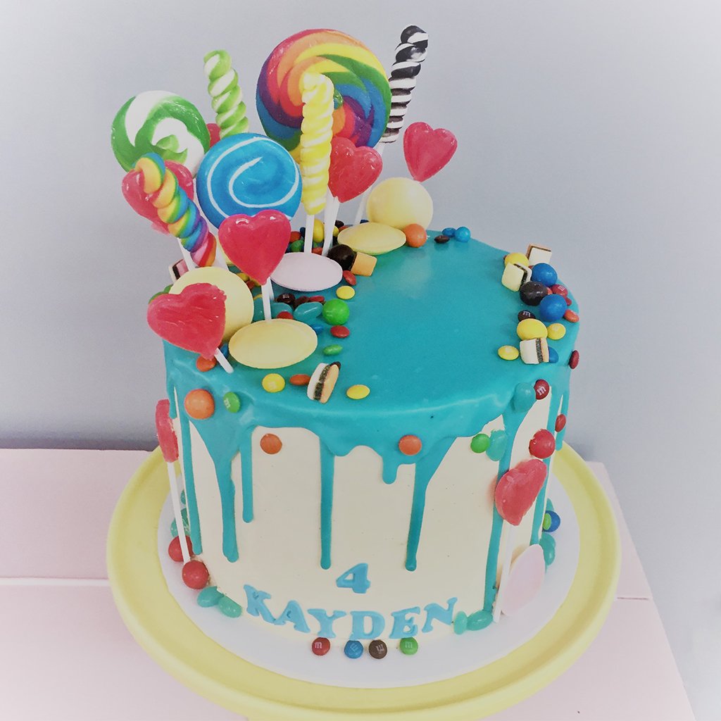Lollipop Loaded cake by Sweet Creations, Blenheim, New Zealand